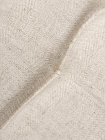 Cuscino sedia beige con volant Camille, Rivestimento: 60% poliestere, 25% coton, Beige, Larg. 40 x Lung. 40 cm