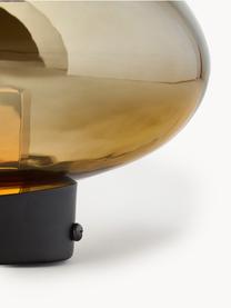 Mundgeblasene Wandleuchte Mabell, Goldfarben, B 28 x T 13 cm