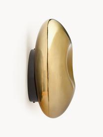 Ručně foukané nástěnné svítidlo Mabell, Zlatá, Š 28 cm, H 13 cm