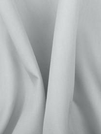 Obojstranná obliečka na vankúš z bavlneného saténu Julia, 2 ks, Svetlosivá, biela, Š 40 x D 80 cm