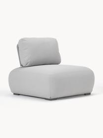 Sillón modular para exterior Olala, Tapizado: 100% poliéster Alta resis, Estructura: metal recubierto, Cordón: 100% poliester, Tejido gris claro, An 103 x F 78 cm