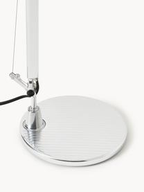 Stolová lampa Tolomeo Micro, Odtiene striebornej, Š 45 x V 37-73 cm