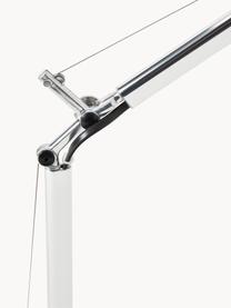 Bureaulamp Tolomeo Micro, Zilverkleurig, B 45 x H 37 - 73 cm