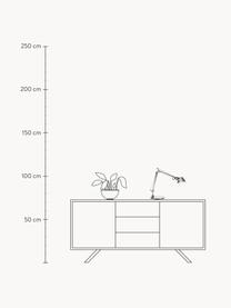 Bureaulamp Tolomeo Micro, Zilverkleurig, B 45 x H 37 - 73 cm