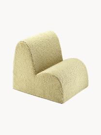 Fauteuil en peluche pour enfant Cloud, Peluche vert clair, larg. 50 x prof. 60 cm