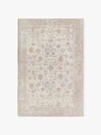 Tapis chenille vintage tissé main Loire, Tons beiges, larg. 200 x long. 300 cm (taille L)