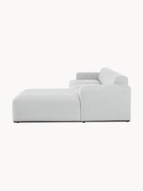 Sofá rinconera Melva (4 plazas), Tapizado: 100% poliéster Alta resis, Estructura: madera de pino maciza, ce, Patas: plástico, Tejido gris claro, An 319 x F 196 cm, chaise longue derecha