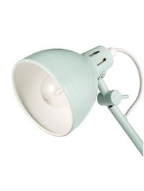 Bureaulamp True Buddy in pastelgroen, Lampenkap: gecoat metaal, Lampvoet: gecoat metaal, Decoratie: metaal, Pastelgroen, 14 x 52 cm