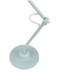 Bureaulamp True Buddy in pastelgroen, Lampenkap: gecoat metaal, Lampvoet: gecoat metaal, Decoratie: metaal, Pastelgroen, 14 x 52 cm