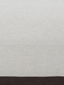Hoekbank Brooks met metalen poten, Bekleding: polyester De bekleding is, Frame: gelakt grenenhout, Poten: gepoedercoat metaal, Geweven stof crèmewit, B 315 x D 148 cm, hoekdeel links