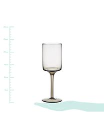 Bicchiere da vino Form 4 pz, Vetro, Antracite, Ø 8 x Alt. 23 cm