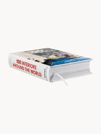 Ilustrovaná kniha 100 Interiors around the World, Papír, pevná vazba, 100 Interiors around the World, Š 14 cm, V 20 cm