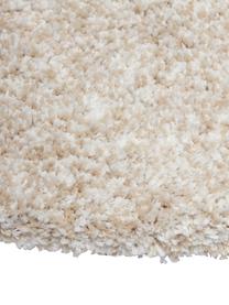 Načechraný kulatý koberec s vysokým vlasem Marsha, Béžová, krémově bílá, Ø 120 cm (velikost S)