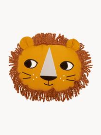 Kissen Lion, Bezug: 100 % Baumwolle, Löwe, B 40 x L 32 cm