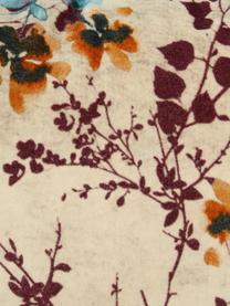 Sametový polštář s květinovým vzorem a s výplní Branches, Béžová, více barev, Š 40 cm, D 60 cm
