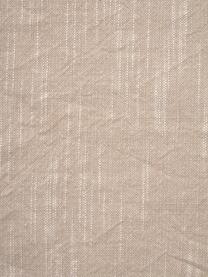 Tovagliolo di stoffa con frange Ivory 4 pz, 100% cotone, Beige, Larg. 40 x Lung. 40 cm