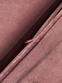 Sametový povlak na polštář Dana, 100 % bavlněný samet, Starorůžová, Š 40 cm, D 40 cm