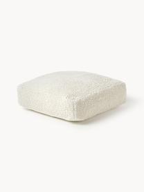Bavlněný sedací polštář Indi, Tlumeně bílá, Š 70 cm, V 20 cm