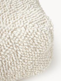 Coussin de sol en coton Indi, Blanc cassé, larg. 70 x long. 20 cm