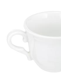 Tazza in porcellana bianca Opera 6 pz, Porcellana, Bianco, Ø 7 x Alt. 6 cm