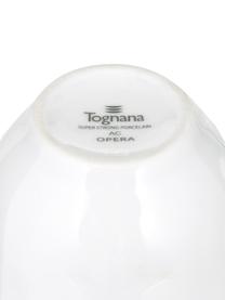 Šálky z porcelánu Opera, 6 ks, Biela