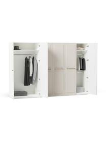 Modularer Drehtürenschrank Charlotte, 300 cm Breite, mehrere Varianten, Korpus: Spanplatte, FSC-zertifizi, Beige, Classic Interior, B 300 x H 200 cm