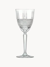 Copas de vino de cristal Brillante 6 uds., Cristal, Transparente, Ø 9 x Al 21 cm, 300 ml