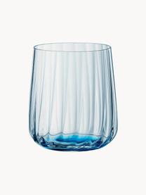 Kristall-Gläser Lifestyle, 2 Stück, Kristallglas, Blau, Ø 8 x H 9 cm, 340 ml