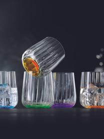 Kristall-Gläser Lifestyle, 2 Stück, Kristallglas, Blau, Ø 8 x H 9 cm, 340 ml