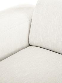 Ecksofa Melva (3-Sitzer) in Beige, Bezug: Polyester Der hochwertige, Gestell: Massives Kiefernholz, Spa, Füße: Kiefernholz Die Füße befi, Webstoff Beige, B 240 x T 144 cm