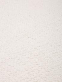 Tapis fin de couloir, blanc crème, tissé main Agneta, 100 % coton, Blanc crème, larg. 70 x long. 250 cm