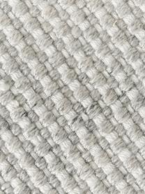 Tapis tissé à plat avec franges Ryder, 100 % polyester, certifié GRS, Gris clair, blanc, larg. 120 x long. 180 cm (taille S)