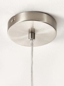Lampa wisząca ze szkła Lee, Transparentny, odcienie chromu, Ø 27 x W 33 cm