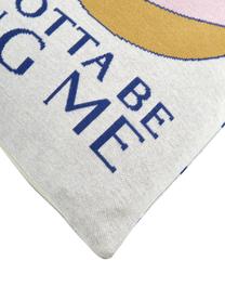 Poszewka na poduszkę z bawełny organicznej Kiwi, 100% bawełna z certyfikatem GOTS, Wielobarwny, S 45 x D 45 cm