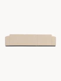 Ecksofa Melva (4-Sitzer), Bezug: 100% Polyester Der hochwe, Gestell: Massives Kiefernholz, Spa, Webstoff Beige, B 319 x T 196 cm, Eckteil links