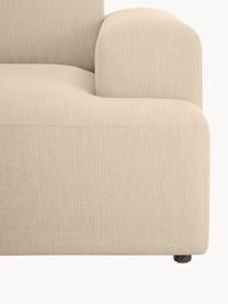 Ecksofa Melva (4-Sitzer), Bezug: 100% Polyester Der hochwe, Gestell: Massives Kiefernholz, Spa, Füße: Kunststoff Dieses Produkt, Webstoff Beige, B 319 x T 196 cm, Eckteil links