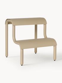 Tabouret en métal pour enfant Up Step, Métal, revêtement par poudre, Beige clair, larg. 34 x haut. 36 cm