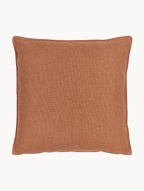 Sofa-Kissen Lennon, Hülle: 100 % Polyester, Webstoff Nougat, B 70 x L 70 cm
