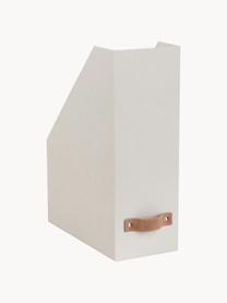 Stehsammler Estelle, Griff: Leder, Greige, Beige, B 12 x T 25 cm