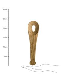 Komplet sztućców do sałatek z drewna dębowego Henny, 2 elem., Drewno dębowe, Drewno dębowe, S 7 cm x D 24 cm