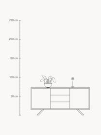 Mobile LED-Tischlampe Poldina, dimmbar, Salbeigrün, matt, Ø 11 x H 38 cm