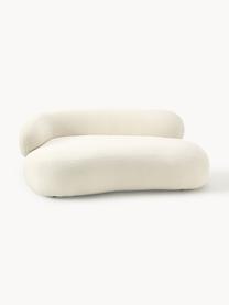 Teddy-Sofa Alba (2-Sitzer), Bezug: Teddy (100% Polyester) De, Gestell: Massives Fichtenholz, Bir, Teddy Off White, B 185 x T 114 cm, Rückenlehne rechts