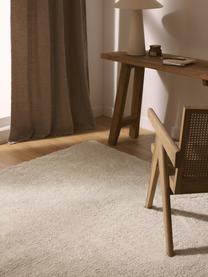 Flauschiger Hochflor-Teppich Leighton, Flor: Mikrofaser (100 % Polyest, Cremeweiß, B 80 x L 150 cm (Größe XS)