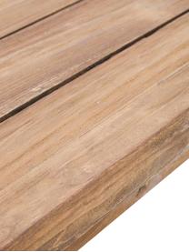 Massief houten eettafel Bois, Onbehandeld massief teakhout, Teakhout, B 180 x D 90 cm