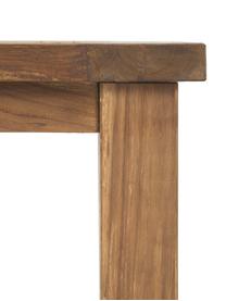 Stół do jadalni z litego drewna tekowego Bois, Lite drewno tekowe, surowe, Drewno tekowe, S 180 x G 90 cm