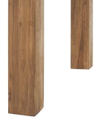 Mesa de comedor de madera maciza de teca Bois, Madera de teca maciza sin tratar, Teca, An 180 x F 90 cm