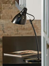 Bureaulamp Top Desc, Kunststof, metaal, Zwart, 15 x 47 cm