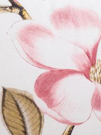 Housse de couette en coton Magnolia, Blanc, rose, vert, larg. 240 x long. 220 cm