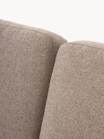 Ecksofa Fluente, Bezug: 100 % Polyester Der strap, Gestell: Massives Kiefernholz, Webstoff Taupe, B 221 x T 200 cm, Eckteil links