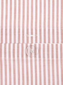 Funda de almohada de algodón Ellie, 50 x 70 cm, Blanco, rojo, An 50 x L 70 cm
